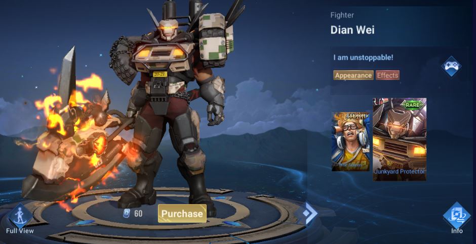 Flash Sale HoK Dian Wei