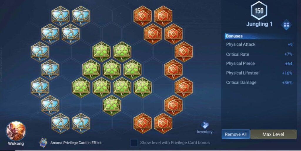 Set Arcana Wukong Honor of Kings