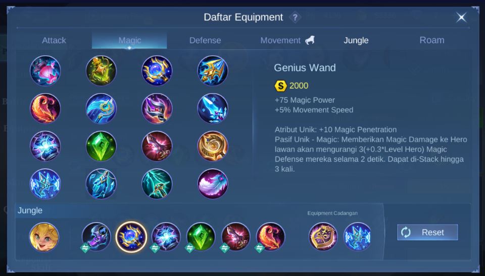 Build Item Joy Mobile Legends