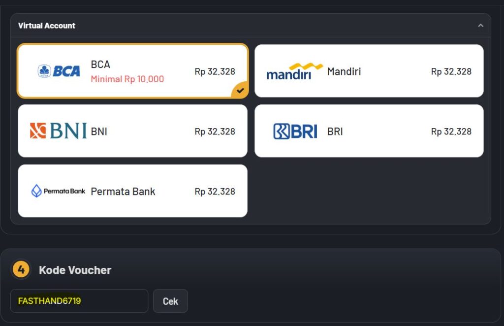 Cara Redeem Kode di RRQ Topup