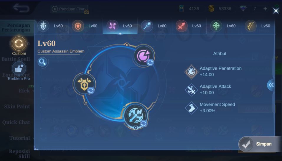 Emblem Joy Mobile Legends