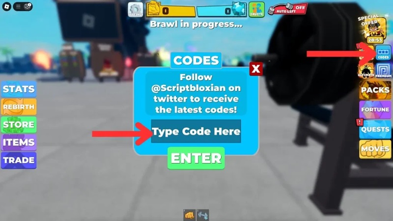 code muscle legends roblox