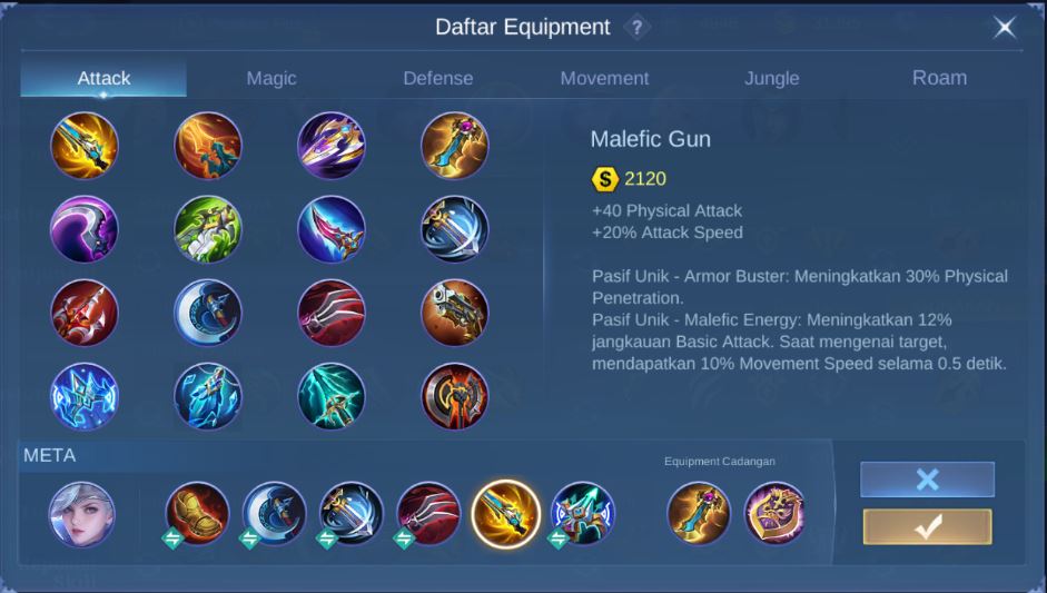Build Item Miya Tersakit