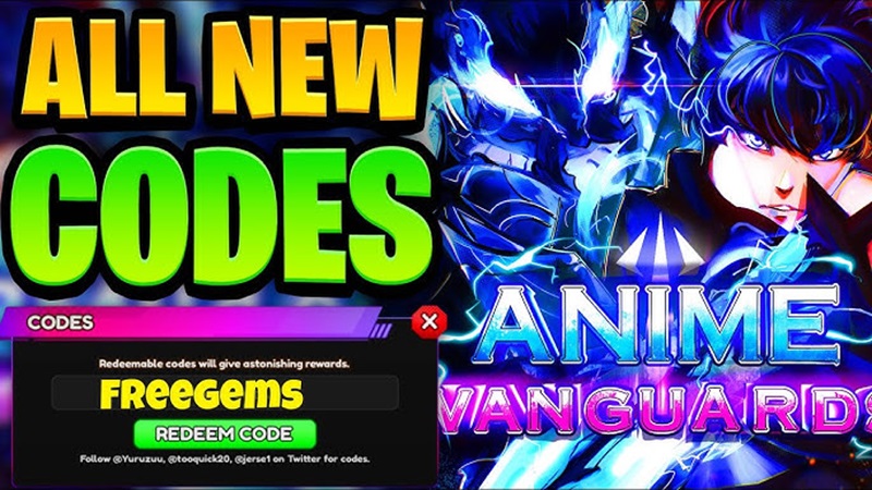 Code Anime Vanguards November