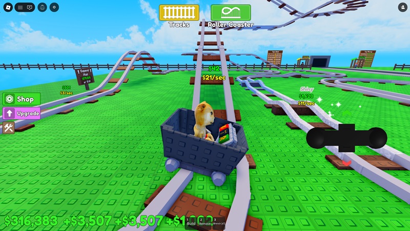Testing Build a Roller Coaster Roblox