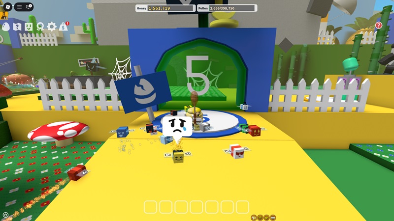 bee swarm simulator pollen farming