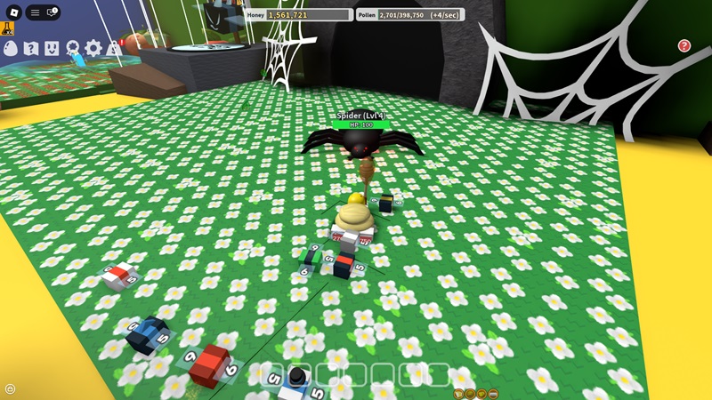 bee swarm simulator pollen farming