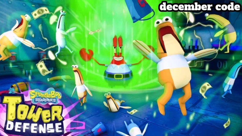 spongebob tower defense desember code 2025