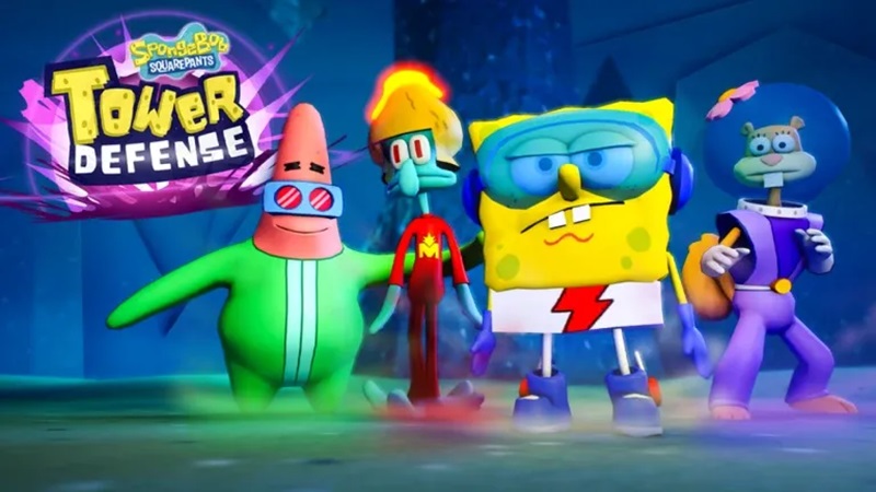 spongebob tower defense tower build