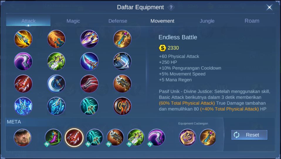 Item Clint Mobile Legends