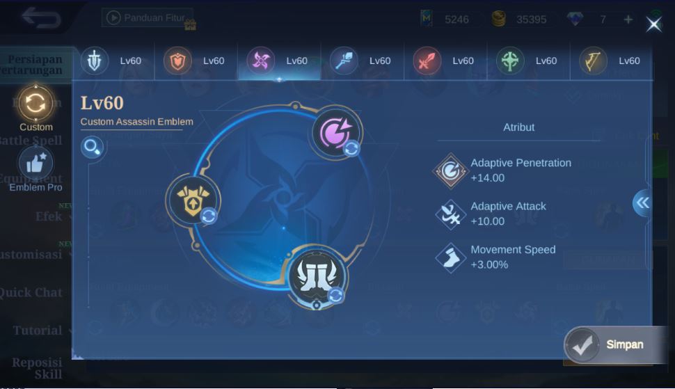 Emblem Clint MLBB