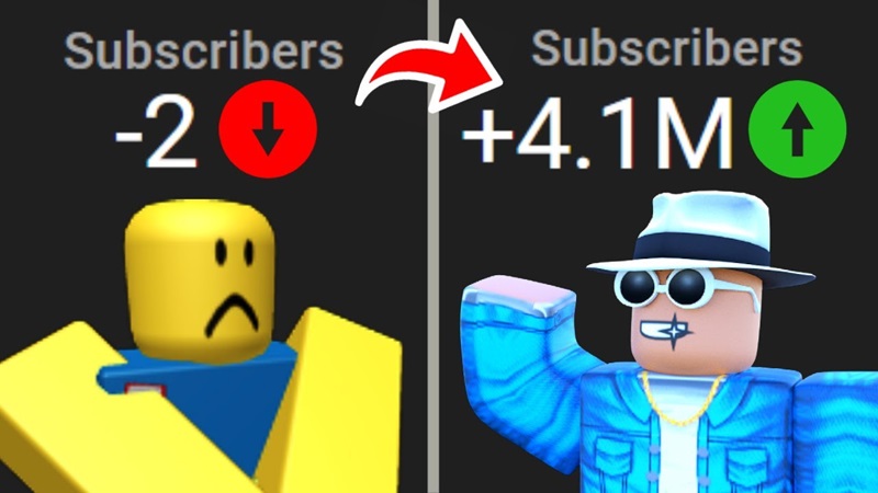 cara viral be a Youtuber Roblox