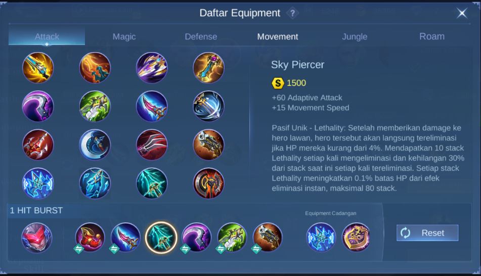 Build Saber Tersakit