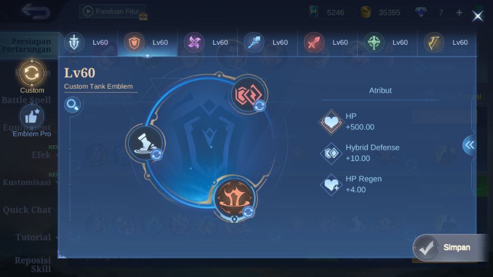 Emblem Tigreal ML