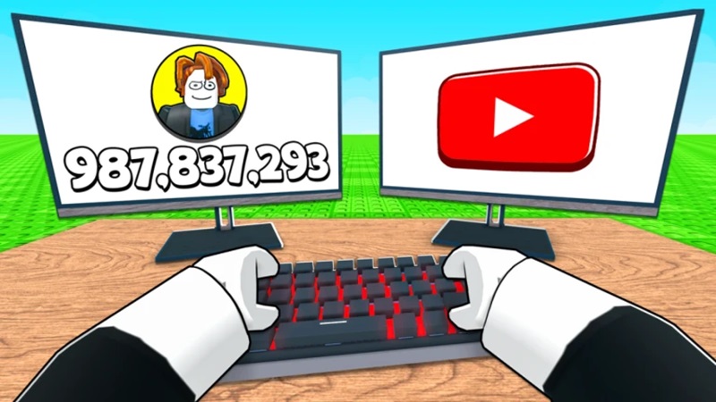 cara viral be a Youtuber Roblox