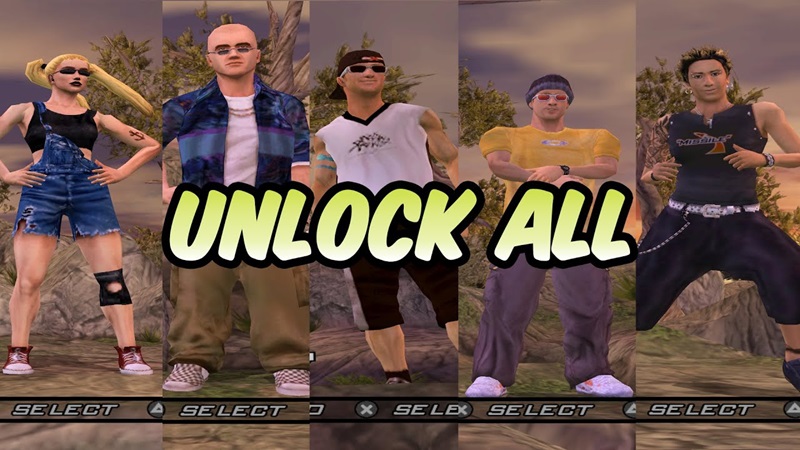 Cheat BMX PS2