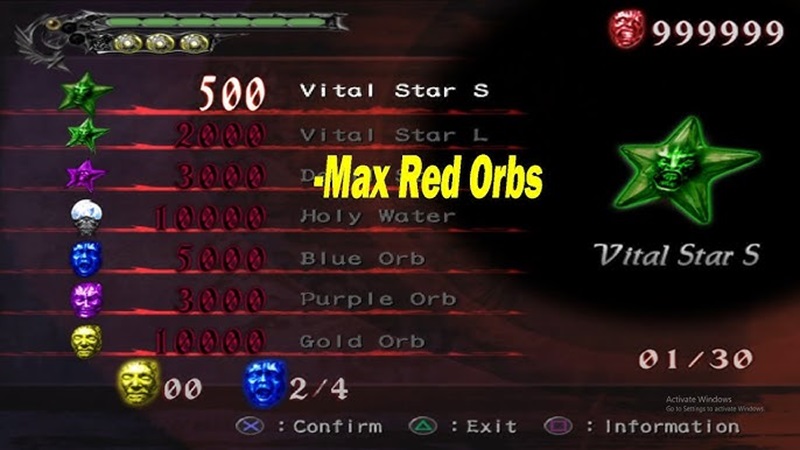 Cheat Devil May Cry 3 PS2