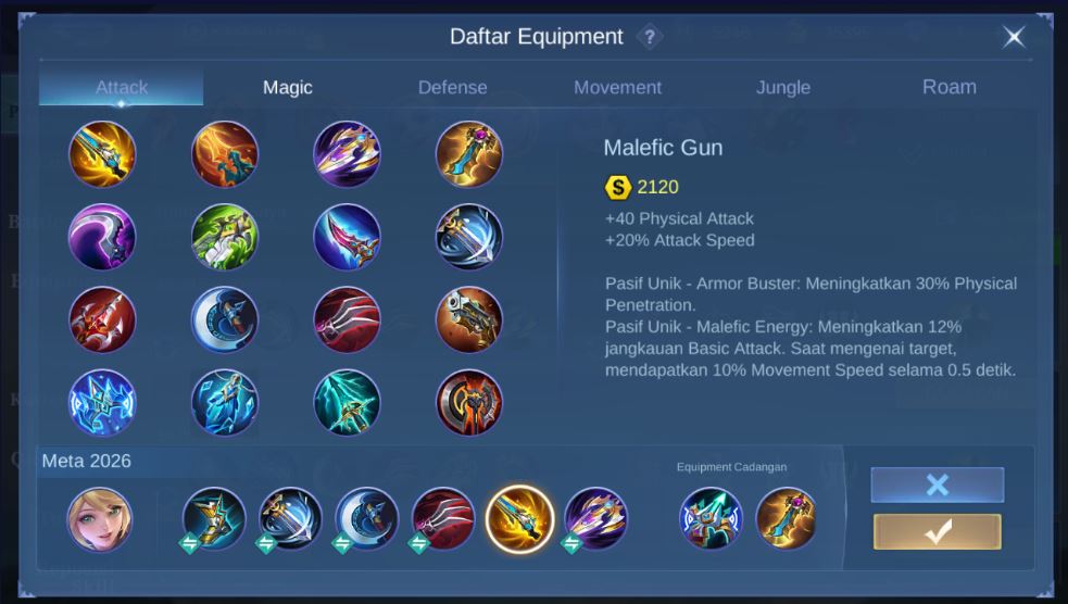 Build Item Layla MLBB