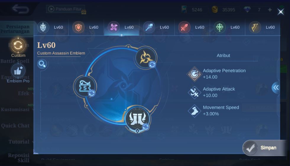 Emblem Layla Mobile Legends