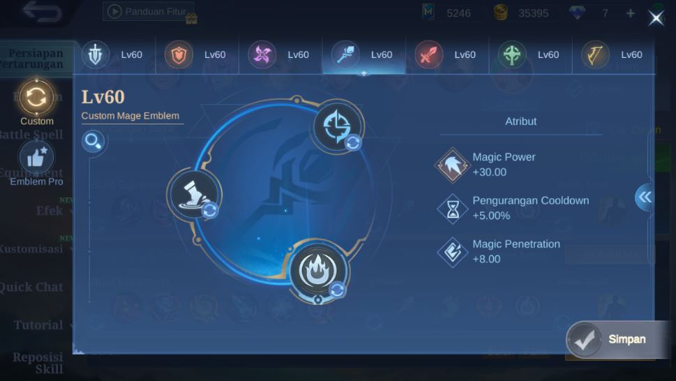 Emblem Zetian Tersakit