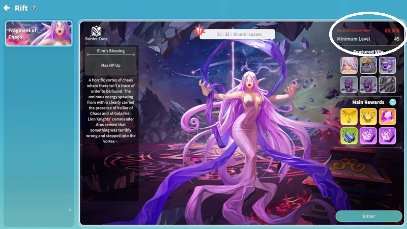 Bos Baru Dimensional Rift