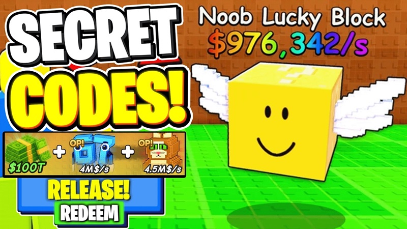 Code Be a Lucky Block Roblox Mei 2026