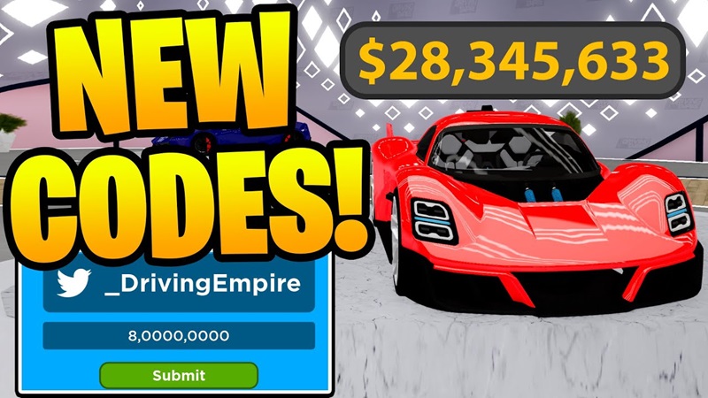 Code Driving Empire Roblox Mei 2026