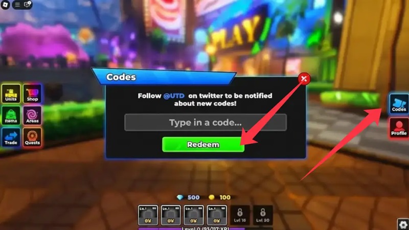 Code UTD X Roblox Mei 2026