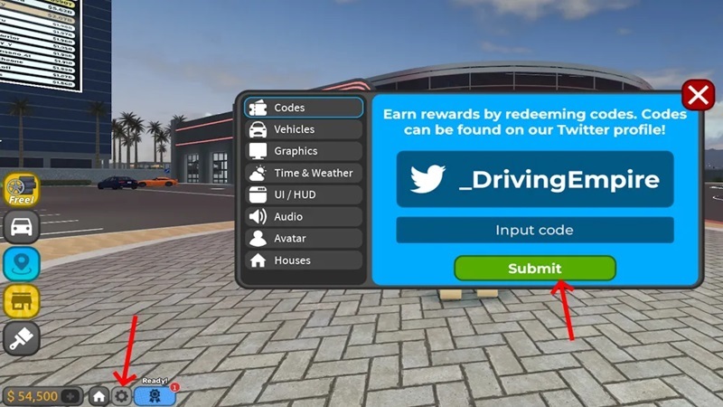 Code Driving Empire Roblox Mei 2026