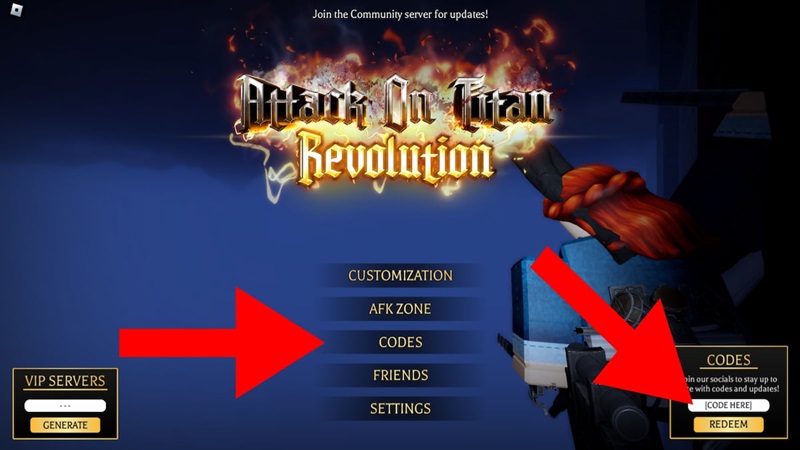 Code AOTR Roblox Mei 2026