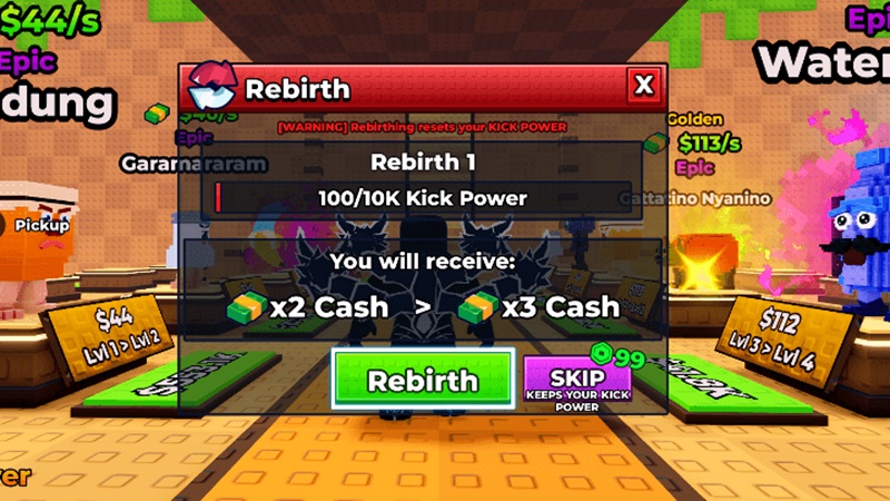 Lucky Block Spesial Kick