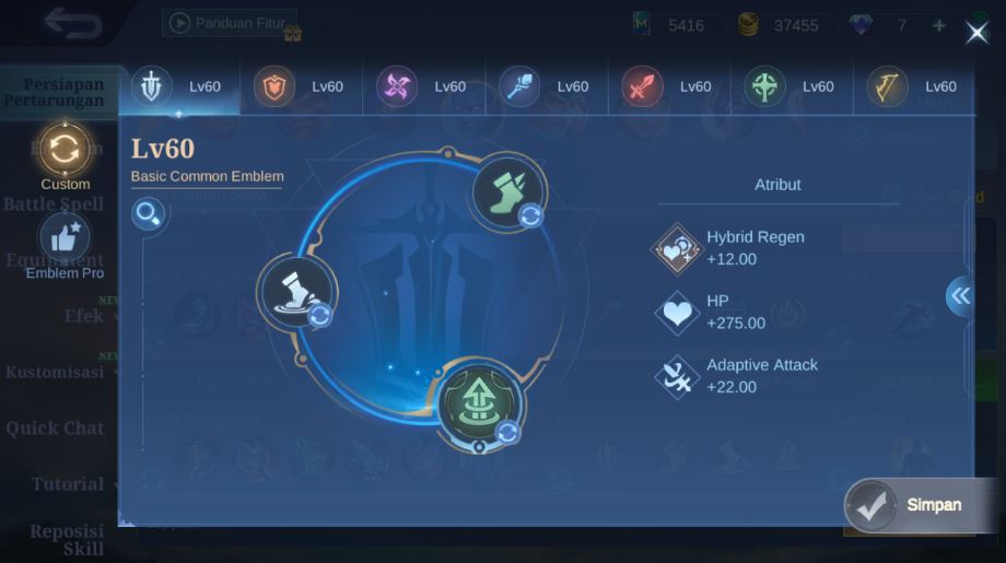 Emblem Gord Tersakit