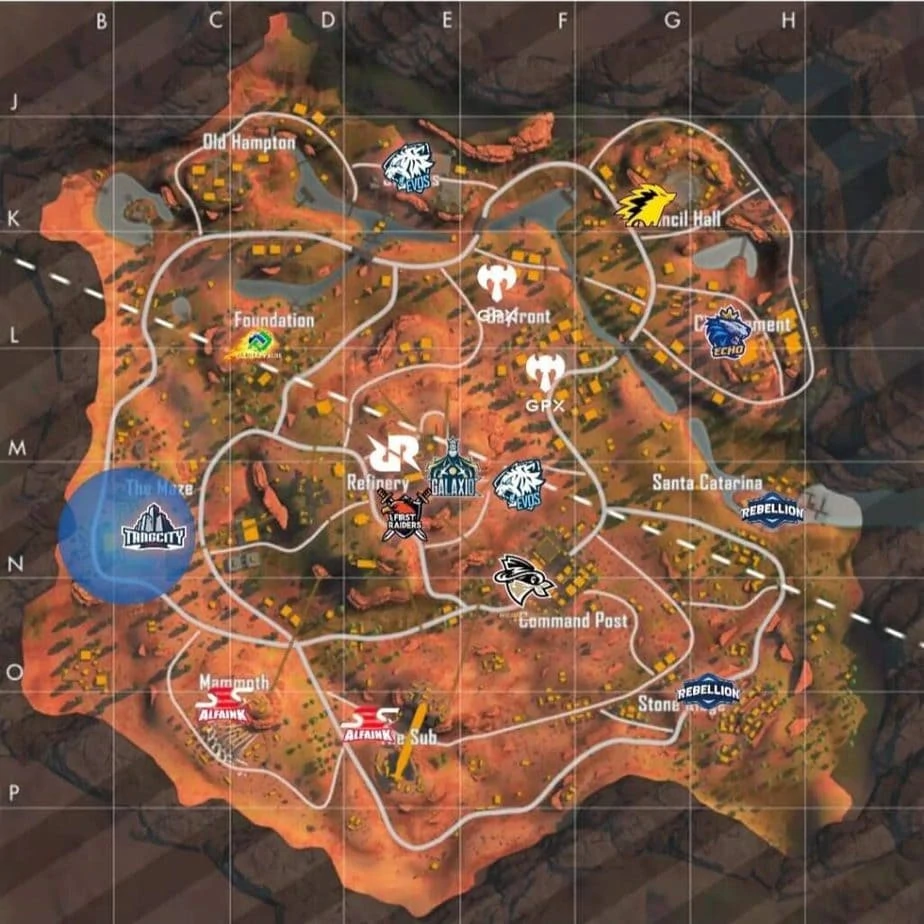 drop zone