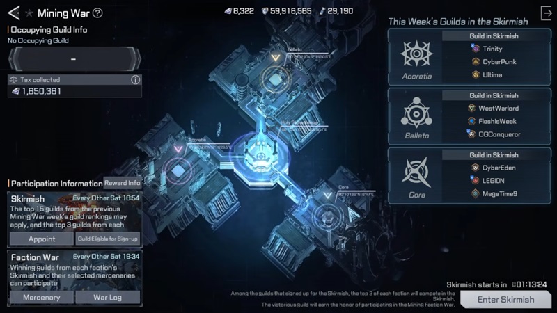 mining war rf next