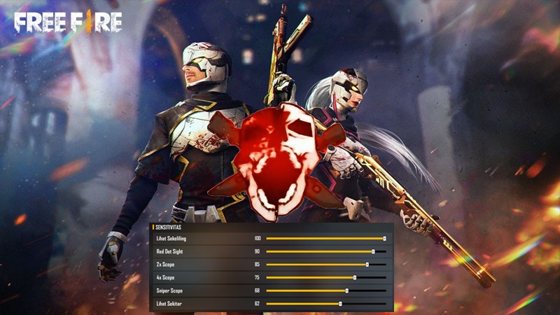 sensitivitas FF auto headshot