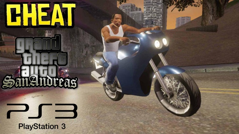 cheat gta san andreas ps3