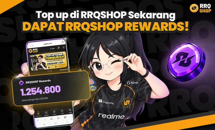 RRQSHOP Rewards Poin Cashback