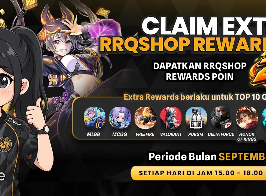 Unlimited Double Cashback RRQSHOP Rewards